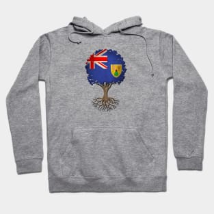 Tree of Life with Turks and Caicos Flag Hoodie